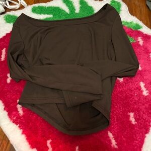 Elegant Brown Women's Top